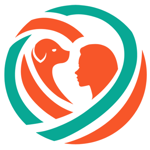 Animal People Alliance Logo with dog and woman