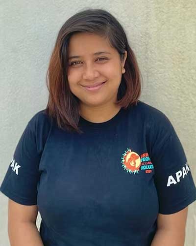 Kolkata team member Doni Gurung.