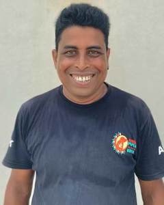 Kolkata team member Sanjay.